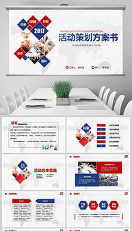 PPTX營銷會議背景設計指南 項目策劃與公關服務的視覺呈現